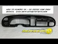 HOW TO REMOVE A 1998 - 2001 2002 DODGE RAM DASH TRIM BEZEL RADIO CLUSTER VENT REMOVAL HIDDEN SCREW