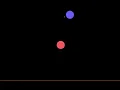 2-body simulation in my physics engine PyBox