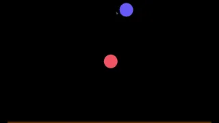 2-body simulation in my physics engine PyBox