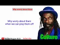 Download Lagu Culture - why worry about them lyrics video
