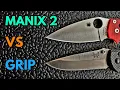 Spyderco Manix 2 VS Benchmade Griptilian - Battle of the Ambidextrous Locks