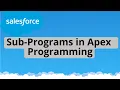 Tutorial 3 Sub Programs in Apex How to write methods in Apex