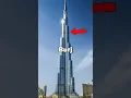 Burj Khalifa’s height was a SECRET 🤯 #building #architecture #viral