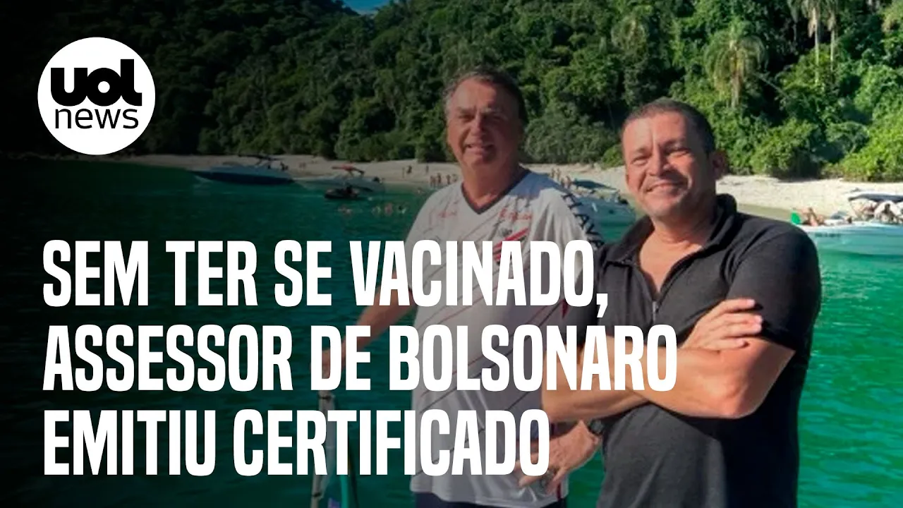 Assessor de Bolsonaro admite emissão de certificado mesmo sem ter se vacinado, diz jornal