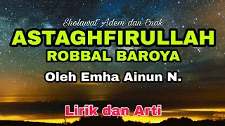 Download Astaghfirullah Robbal Baroya - Cak Nun - Lirik dan Arti MP3