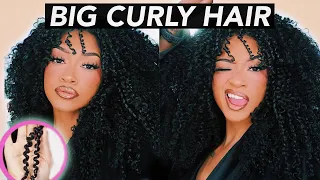 Trying Curly Hair Extensions for the First Time! | Bri Hall