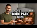 Top 10 Boho Patio Ideas