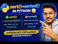 sort vs sorted in Python Python List Sorting Explained