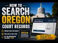 How to search Oregon court records