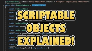 Use Scriptable Objects to Improve Your Game