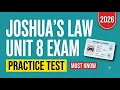90-Day Joshua s Law Unit 8 Exam Ace 24 Questions Answers