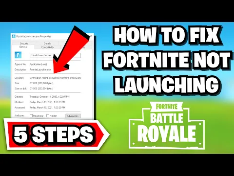 How To FIX Fortnite NOT LAUNCHING 5 EASY STEPS