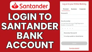 Santander Bank Sign In How to Login to Your Santander Bank Online Banking Account