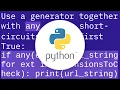 How to check if a string contains an element from a list in Python