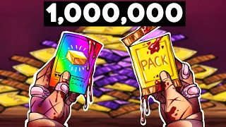 i opened 1,000,000 packs until i got a 0.001% card