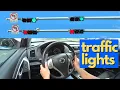 Lane Lines Traffic Lights and Traffic Signs Driving For New Drivers