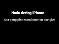 Download Lagu Nada dering iPhone - Ada Panggilan masuk mohon diangkat