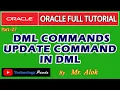Oracle Tutorials Introduction to DML Commands Update Command in Oracle by Mr Alok