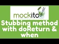 Mockito 3 - Stubbing method with doReturn and when