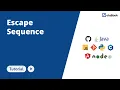 L9 Escape Sequences in C Programming Beginner to Advanced