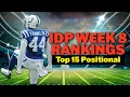 Top 15 IDP Rankings Week 8 SHOCKERS