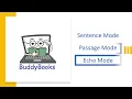 Sentence Passage Echo Mode BuddyBooks Parent Tutorial