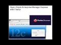 Oracle EM Express with Firefox