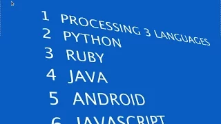 Processing python mode text effect1