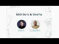 PhotoBiz MasterClass - SEO Do s and Don ts