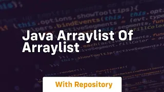 java arraylist of arraylist