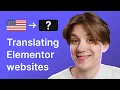How to Translate Your Elementor Website Using Polylang - Multi Language WordPress Websites