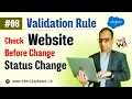 Validation Rule on Lead to check Website Field before Lead Status Change to Working - Contacted
