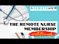 The Remote Nurse Membership - WALKTHROUGH
