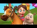 Download Lagu Chal Mere Ghode Chal Tik Tik | Hindi Rhymes | चल मेरे घोड़े टिक टिक | Little Treehouse India