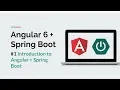 Angular 6 Spring Boot Introduction to Angular Spring Boot