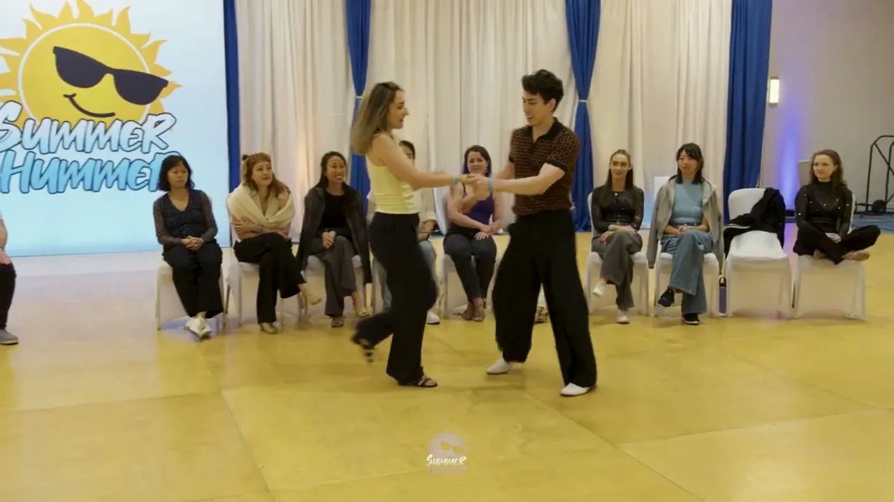 Orian Breaux and Tatiana Doldonova - 4th place Advanced Jack&Jill Finals - Summer Hummer 2025