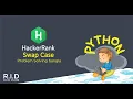 Swap case hackerrank solution in python bangla Strings