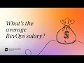 What s the average revenue operations salary