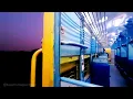 Evening Time ICF Coach Track Sound EMD Acceleration Honking Clear Sound