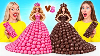 Schokolade vs Echtes Essen Challenge | Lustige Küche Momente von Multi DO Challenge