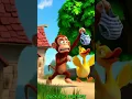 Download Lagu The banana theft failed | Duck Duo Monkey #FunnyMission #AnimalWorld #Wildlife