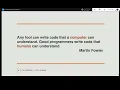Writing Readable Code - Atlanta FileMaker Developers May 2021