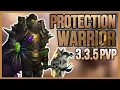 PROTECTION WARRIOR 3 3 5 PVP - BEGINNER GUIDE WARMANE WoTLK Classic Gear Talents Duels 2021