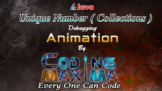 Unique Numbers Using HashSet Remove Duplicates from Array Collections Framework Coding Maxima