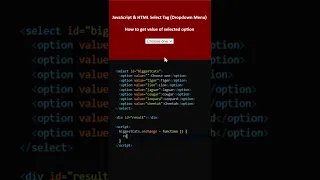 Get selected value in dropdown list using JavaScript
