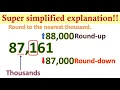Rounding Numbers to the Nearest 1000 and 10000
