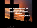 Download Lagu 1 Timothy 5:23: Drink no longer water, but use a little wine for t...