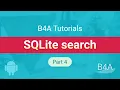 B4A tutorial SQLite search