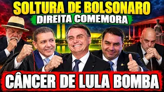 REVIRAVOLTA! SOLTURA DE BOLSONARO NO STF A UM PASSO   CÂNCER DE LULA PREOCUPA ESQUERDA