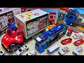 Download Lagu Tomica World Tour Mickey Delivery Truck ，Police Car Hauler Collection  ASMR Satisfying with Unboxing
